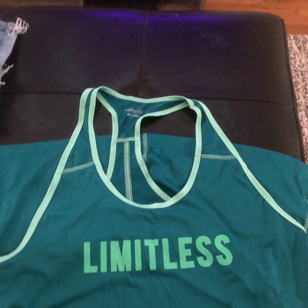“Limitless” workout tank